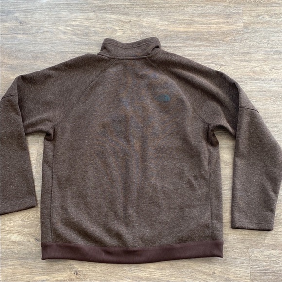 The North Face brown zip up sweatshirt jacket size xl - Picture 7 of 7